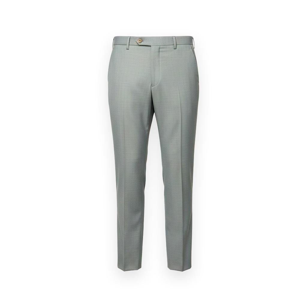 Giles &amp; Jasper Light Sage Herringbone Suit