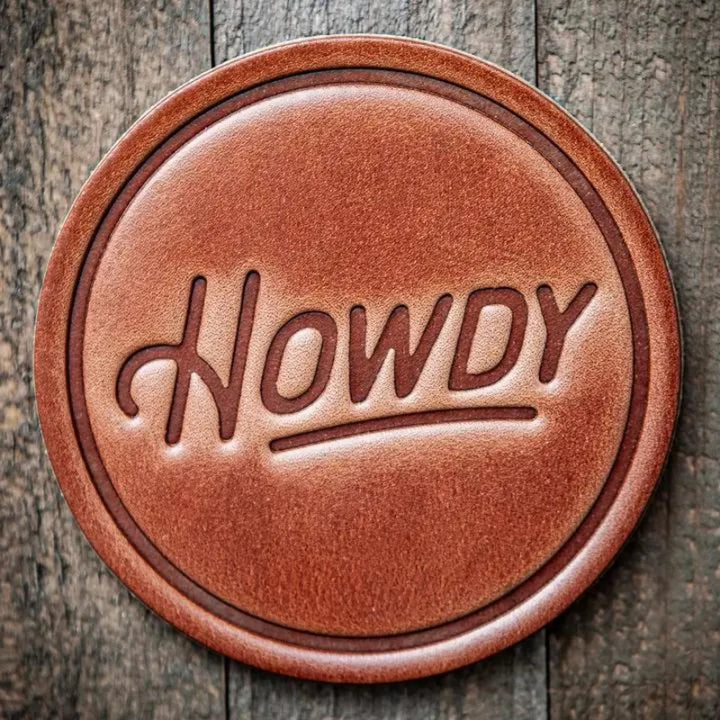 Sugarhouse Leather Coaster 