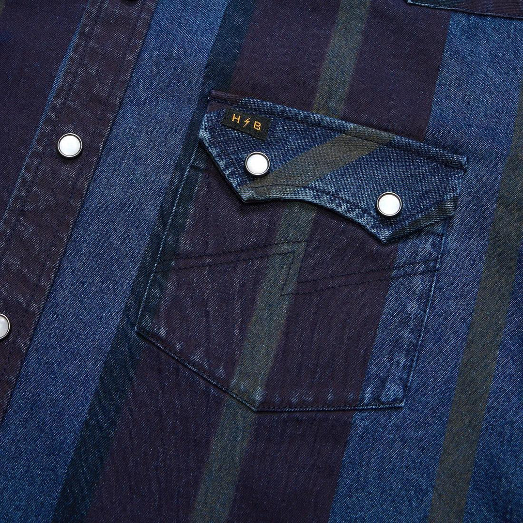 Howler Brothers Dust Up Denim Snapshirt