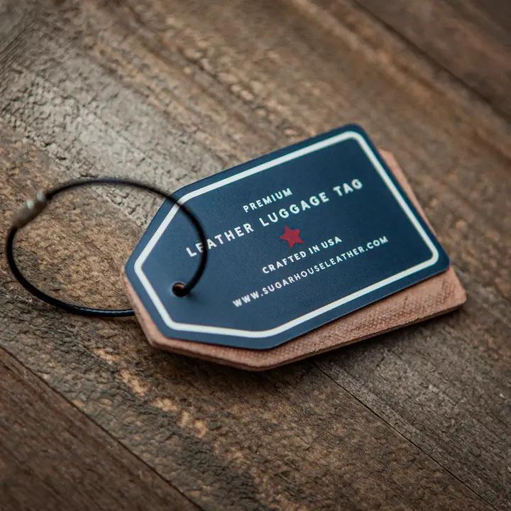 Not Your Fucking Bag Leather Luggage Tag