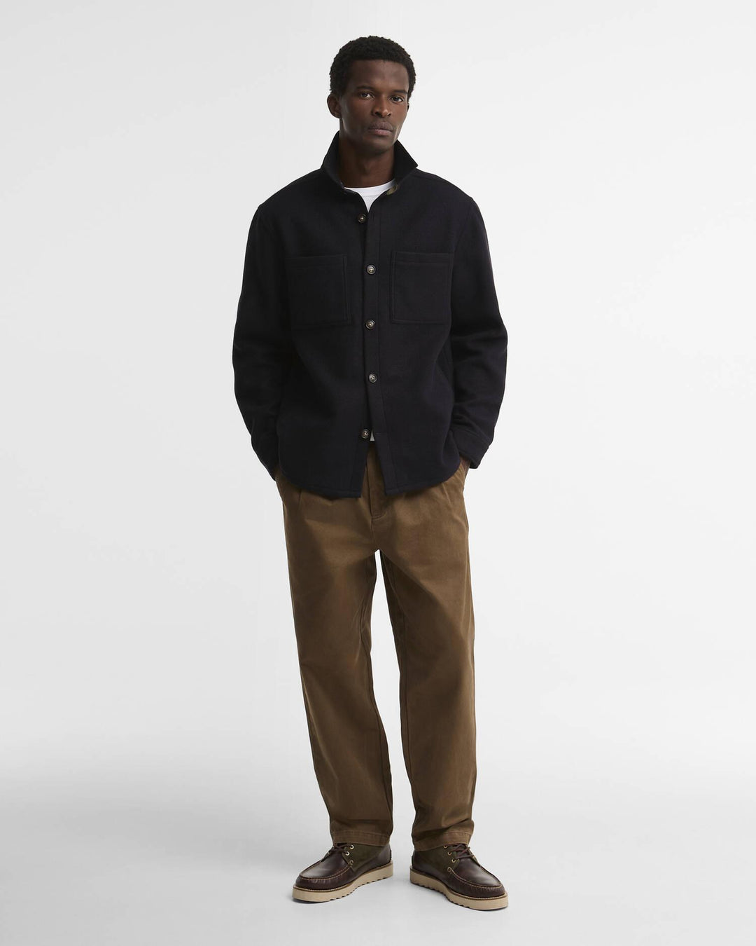 Barbour Marlow Tailored Wool Blend Overshirt