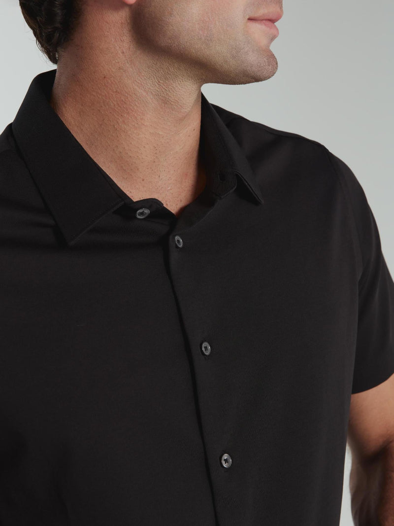 7 Diamonds Girona Short Sleeve Shirt Black
