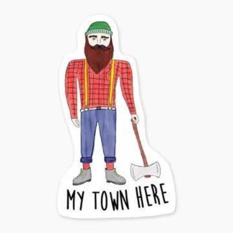 Nice Enough Stickers Just Paul - 3" Name Drop Sticker | Barcoded | Custom, non-returnable item: Leavenworth, WA