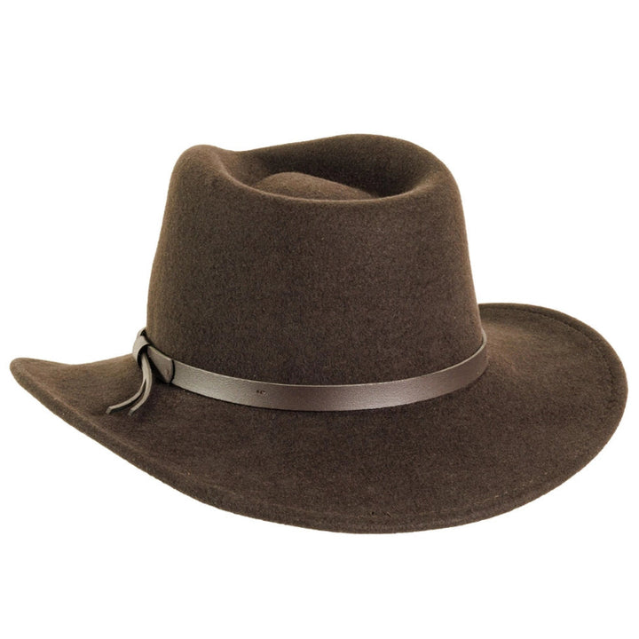 American Hat Makers Pathfinder Crushable Wool Felt Outback Hat