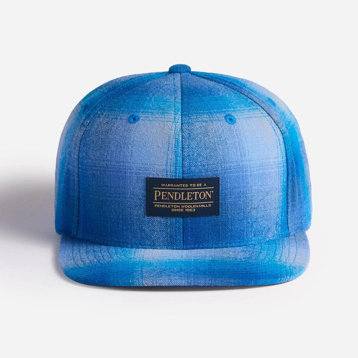 Pendleton Plaid Flat Brim Hat