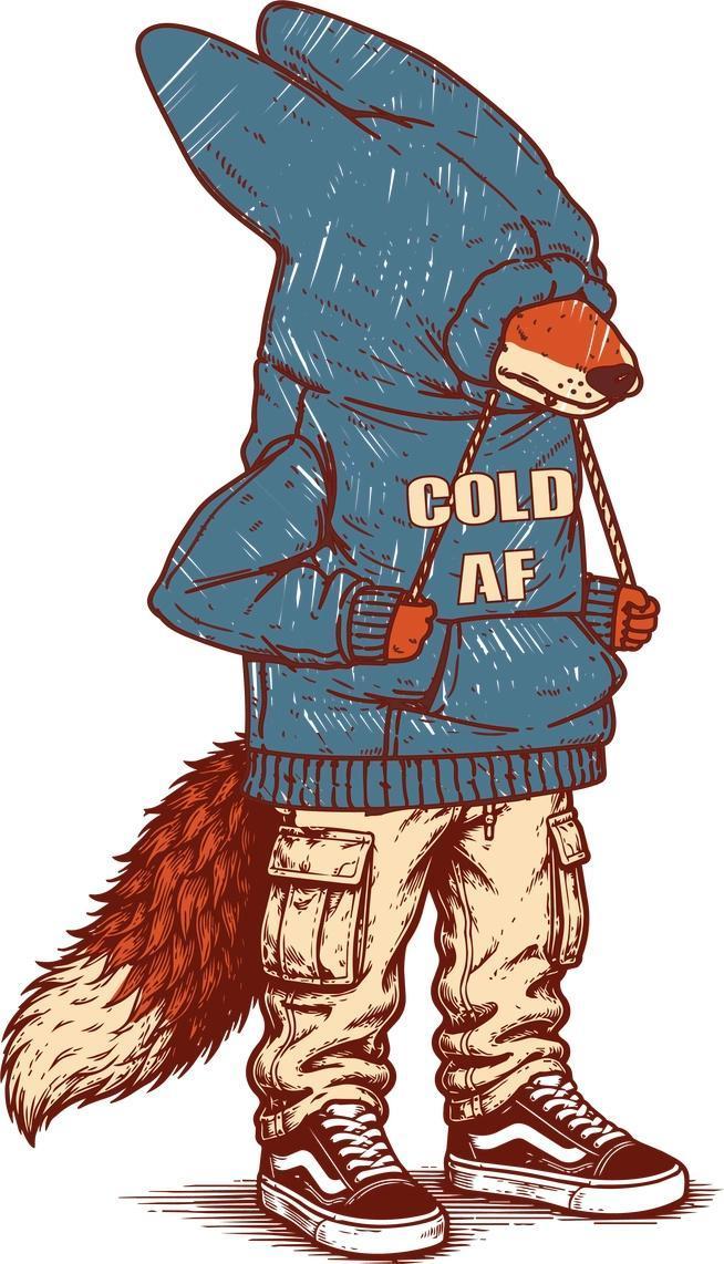 Cold As Fox Decal