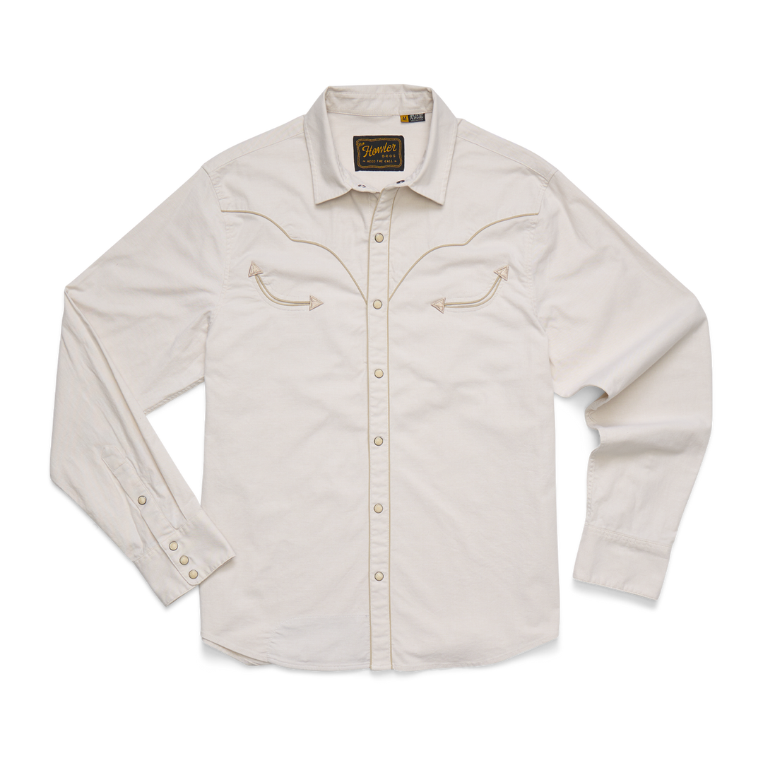 Broncbuster Longsleeve Snapshirt - Prairie Dust