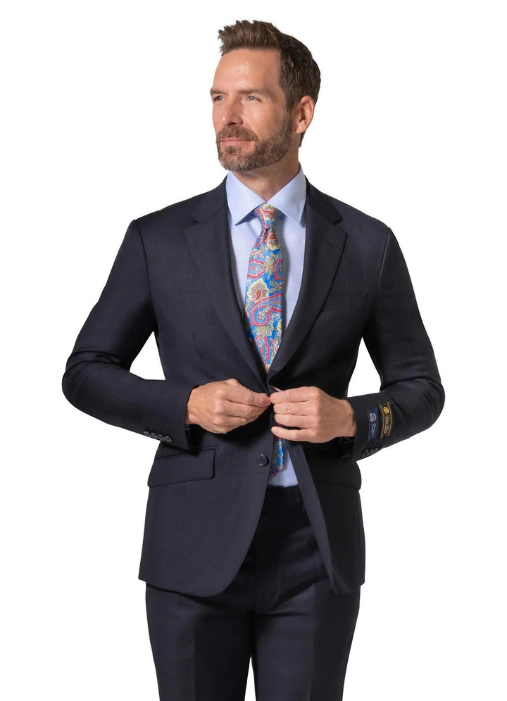 Bergamo Elegant - Faille Wool Solid Suit Modern Fit 10015.200