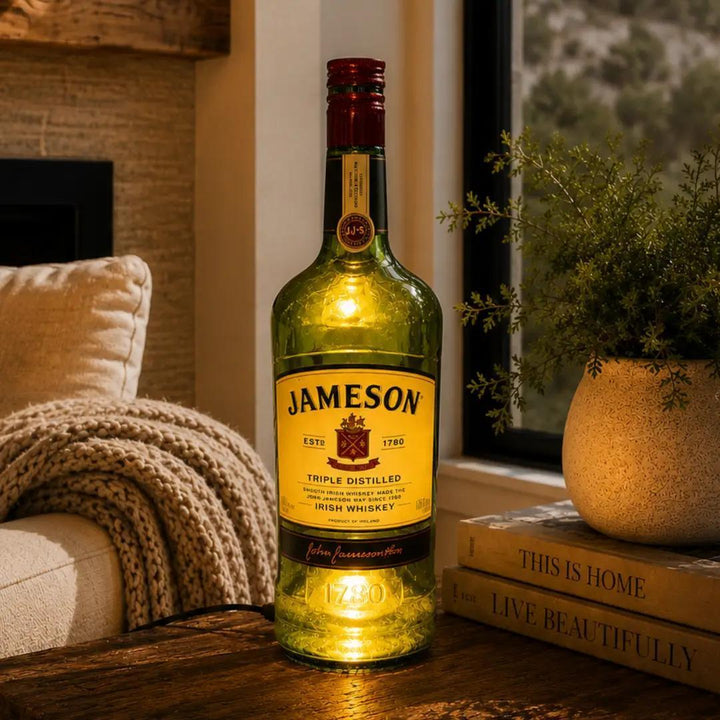 Last Call Bottle Co Jameson® Whiskey Extra Large Bottle Accent Lamp