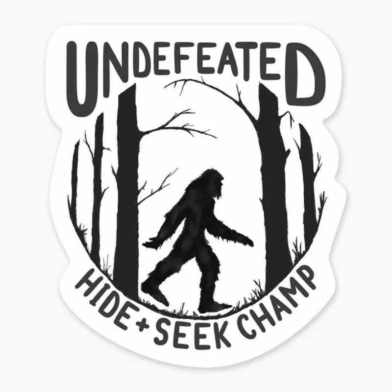 Nice Enough Sticker Undefeated 3" Art Sticker
