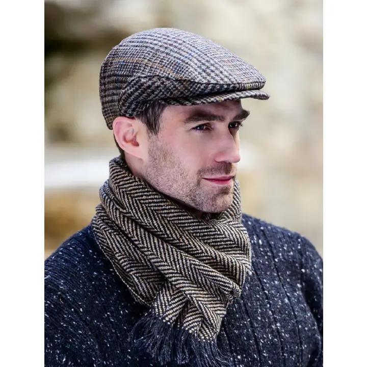 Trinity Tweed Flat Cap, Made in Ireland