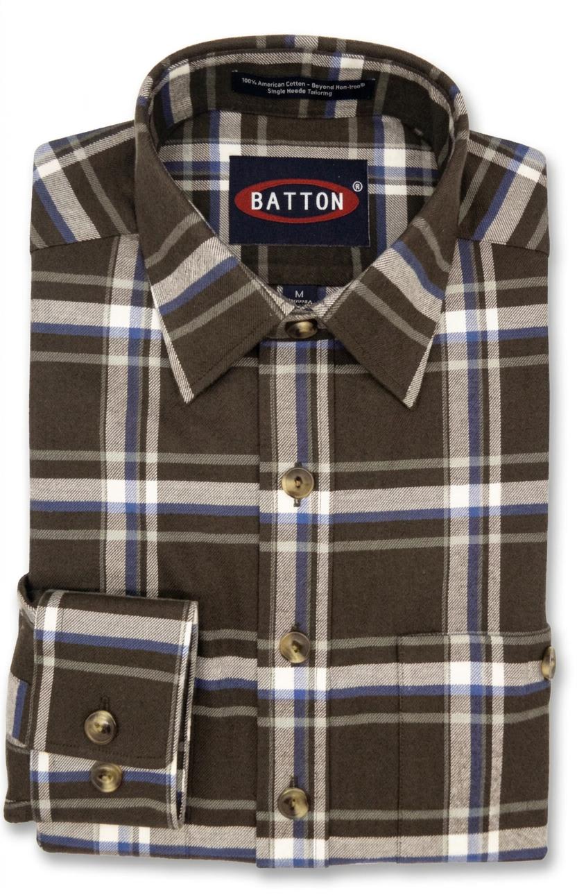 Batton Alfonso Mens Classic Big &amp; Tall Shirt