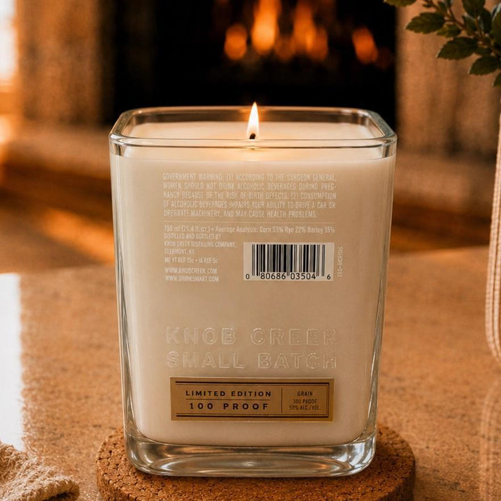 Last Call Bottle Co Knob Creek® 15 Year Bourbon Bottle Candle 20 oz