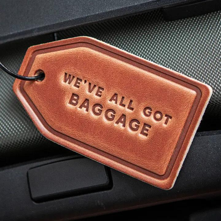 Sugarhouse Leather Luggage Tag