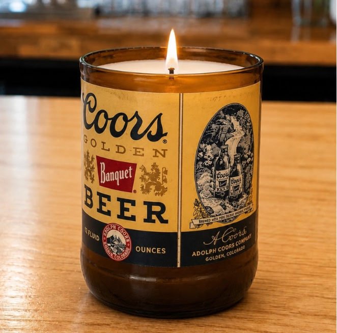 Last Call Bottle Co Coors® Bottle Candle 10 oz