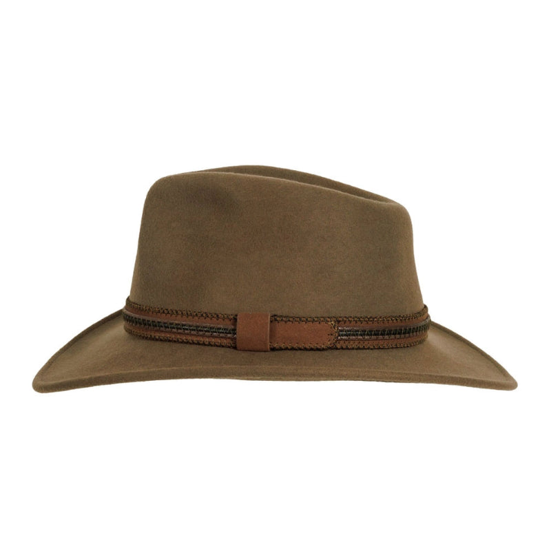 American Hat Makers Zion Crushable Wool Felt Outback Hat