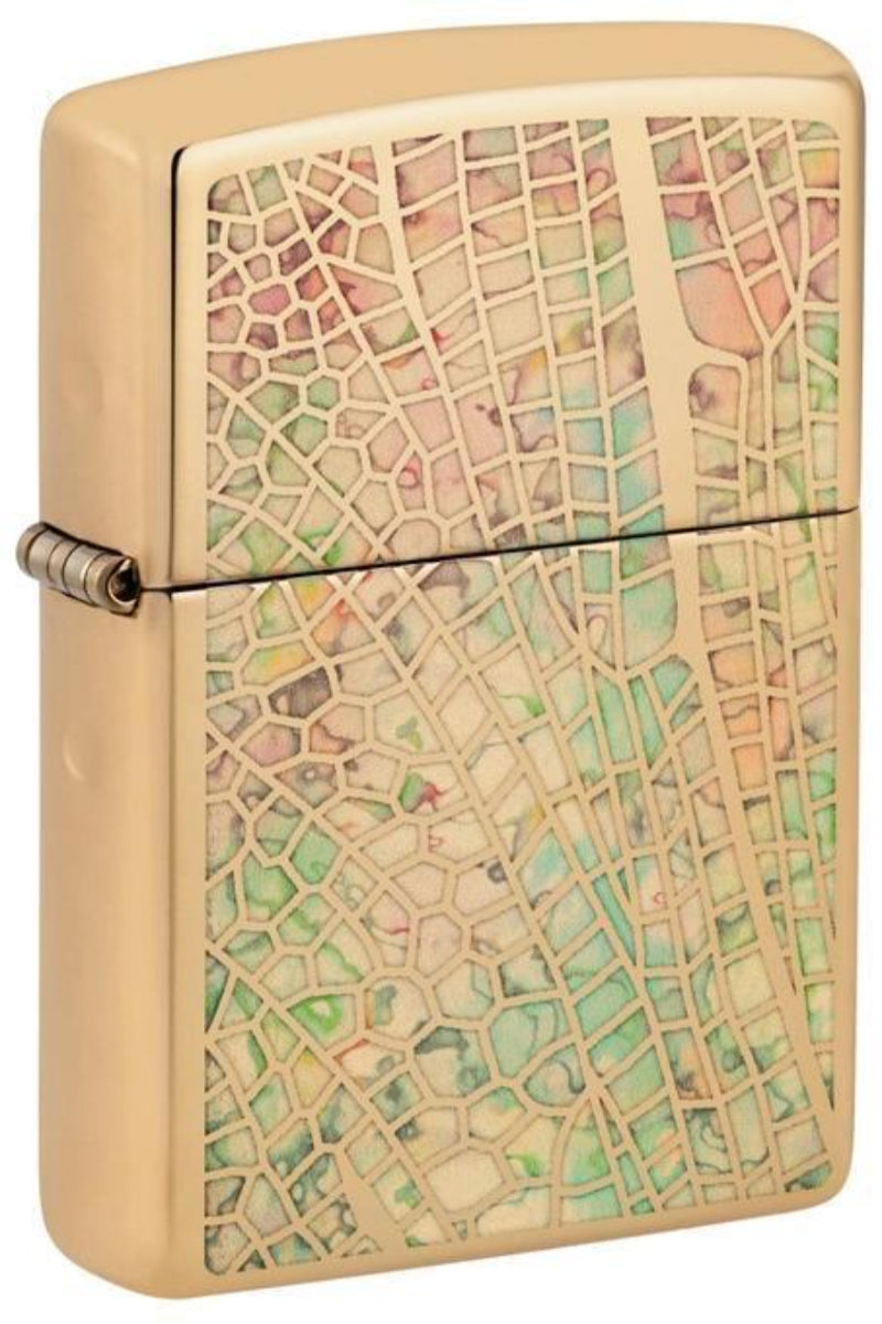 Zippo Dragonfly Wing High Polish Brass Windproof Lighter