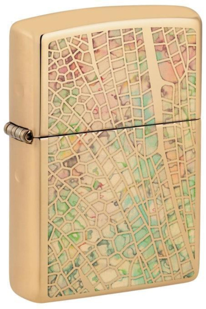 Zippo Dragonfly Wing High Polish Brass Windproof Lighter