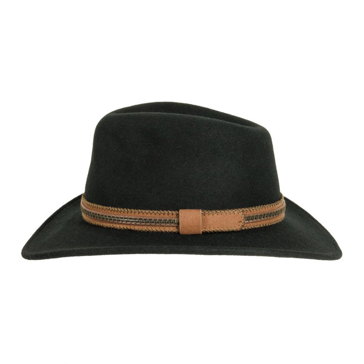 American Hat Makers Zion Crushable Wool Felt Outback Hat