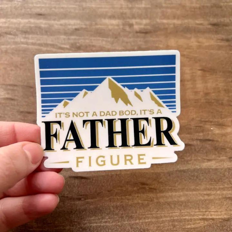 208 Tees Dad Bod Sticker | Vinyl Durable | Weatherproof | 3-3.5 inches