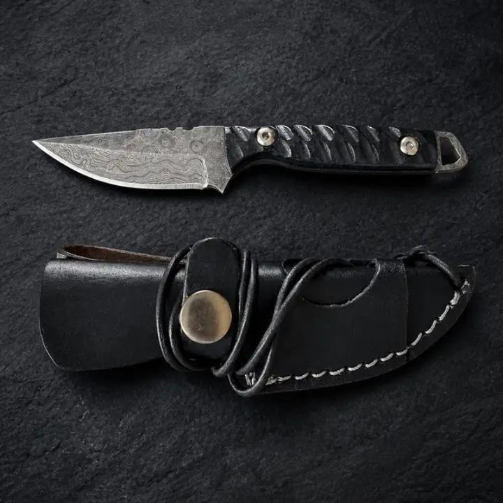 Titan International Titan "Shadow Scale" Damascus Hunting Knife
