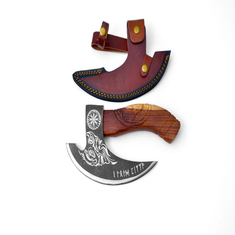 Titan International Pizza Cutter &amp; Leather Hand Axe Sheath - Titan Nordic
Raven