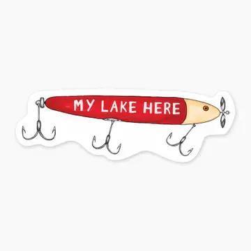 Lure – Lake Chelan Name Drop Sticker
