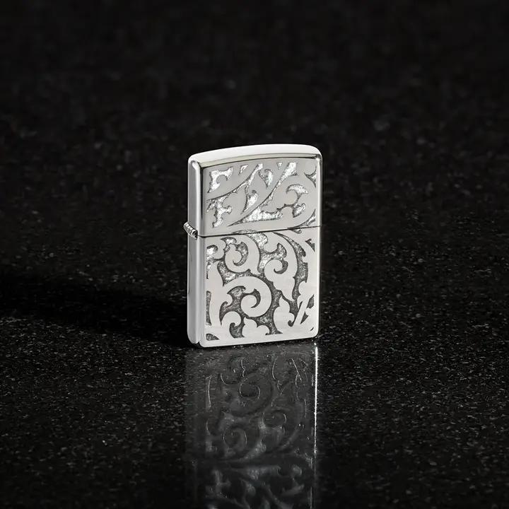 Zippo Elegant Filigree Chrome Windproof Lighter
