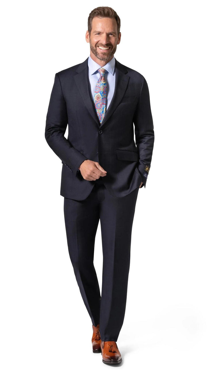 Bergamo Elegant - Faille Wool Solid Suit Modern Fit 10015.200