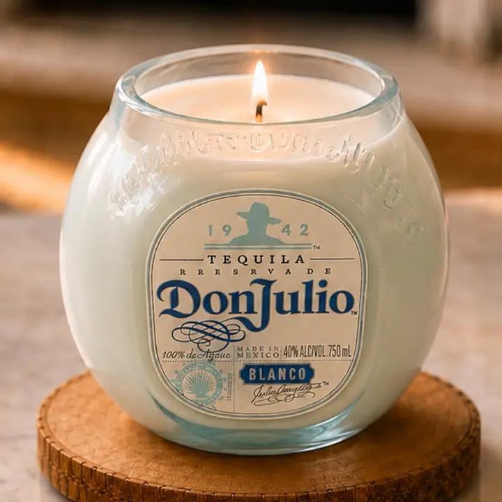 Last Call Bottle Co Don Julio® Blanco Bottle Candle 20 oz