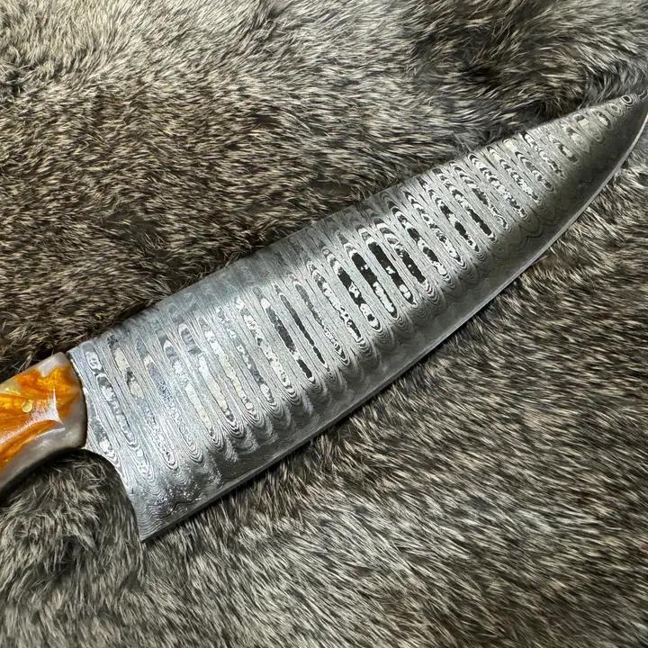 Titan Damascus Custom Chef Knife