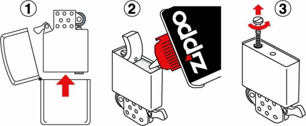 Zippo Genuine Flints – 6 Flint Plastic Dispenser