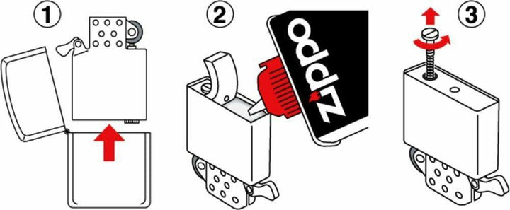 Zippo Genuine Flints – 6 Flint Plastic Dispenser