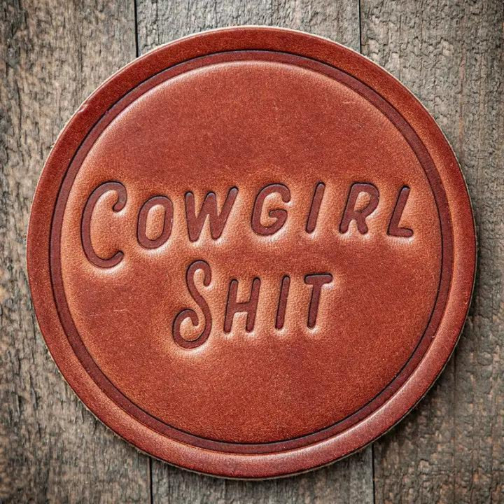 Sugarhouse Leather Coaster 