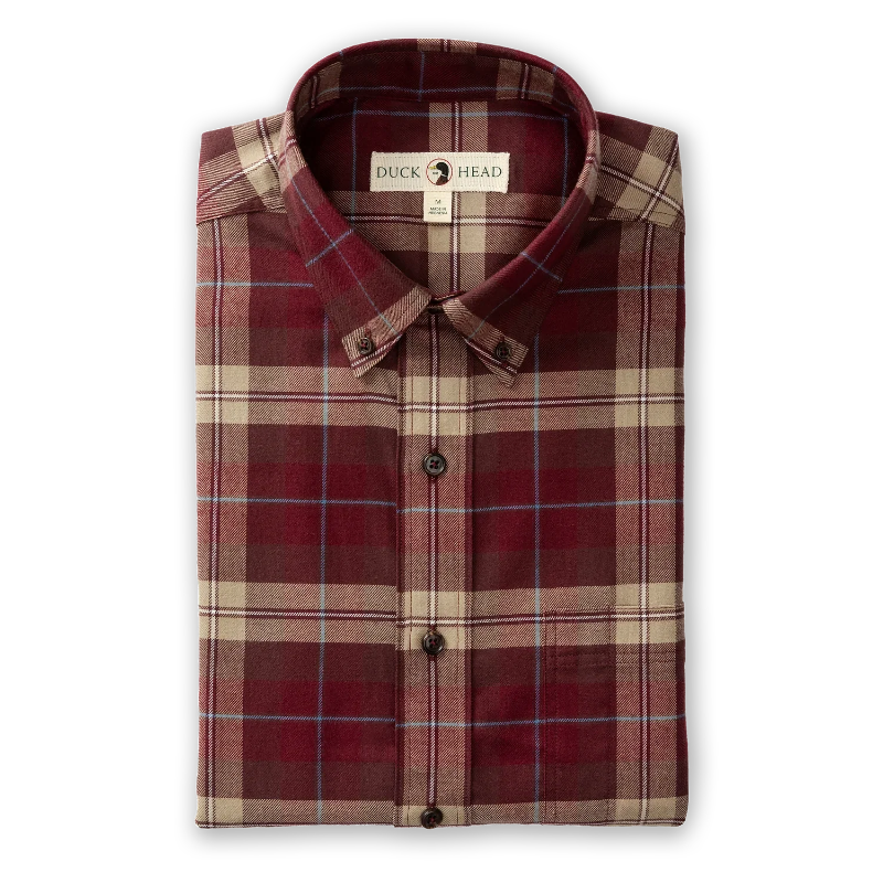 Buckner LS Cotton Flannel Plaid Shirt