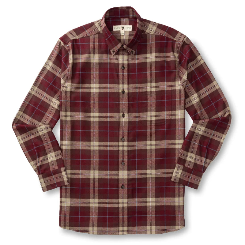 Buckner LS Cotton Flannel Plaid Shirt