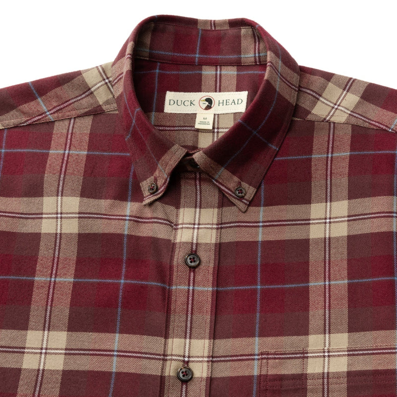 Buckner LS Cotton Flannel Plaid Shirt