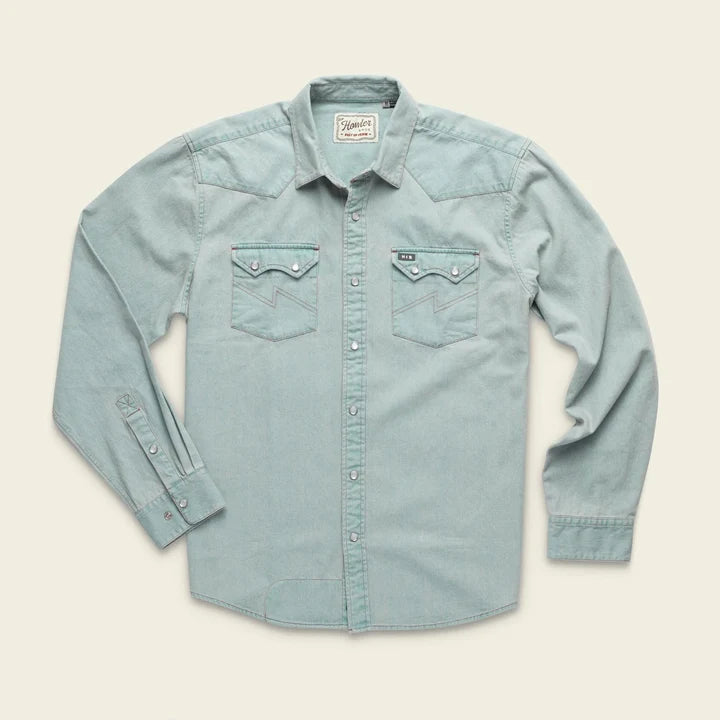 Howler Bros Dust Up Denim Snapshirt
