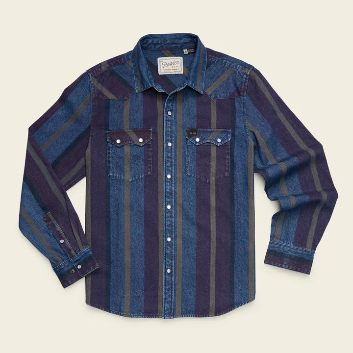 Howler Bros Dust Up Denim Snapshirt