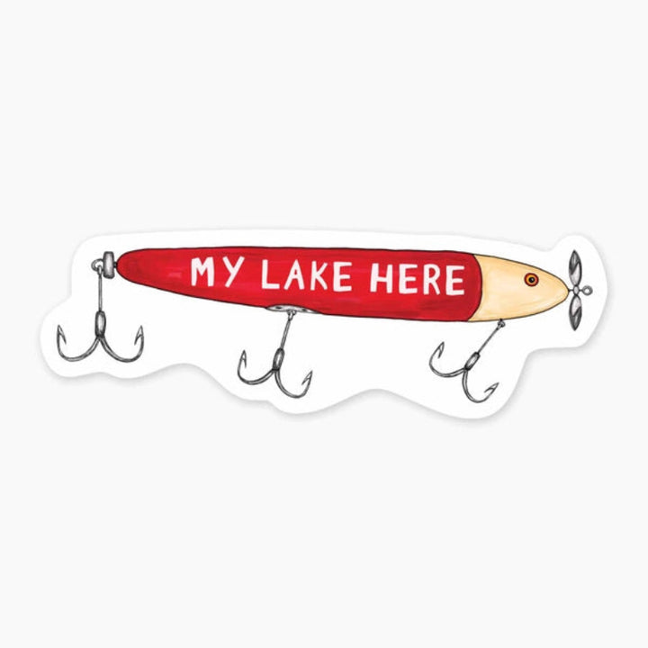 Lure Lake Chelan Name Drop Sticker
