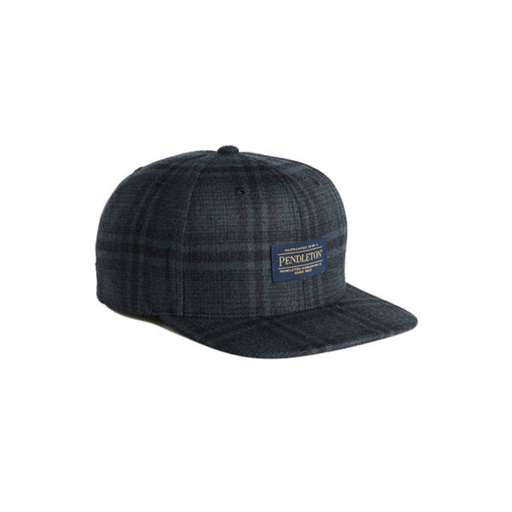 Pendleton Plaid Flat Brim Hat 