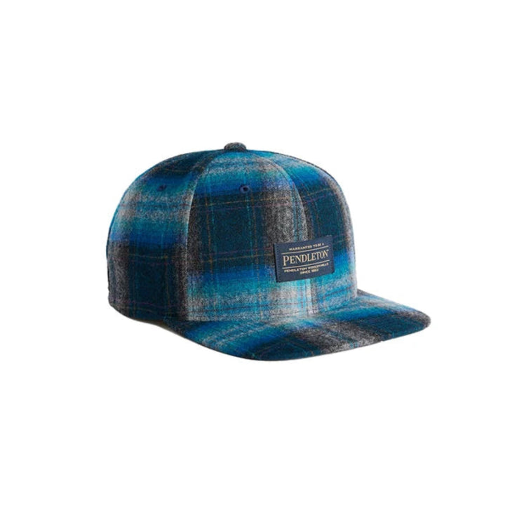 Pendleton Plaid Flat Brim Hat 