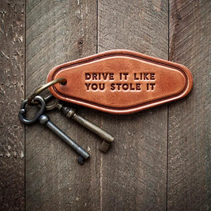 Leather Keychain