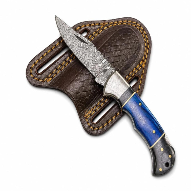 Titan International Titan Skyforge Damascus Folding Knife
