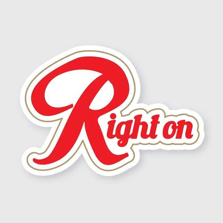 Pike Street Press "Right On" Sticker