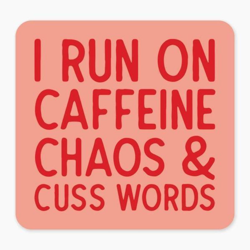 Nice Enough Sticker  Cuss Words 3" Art Sticker
