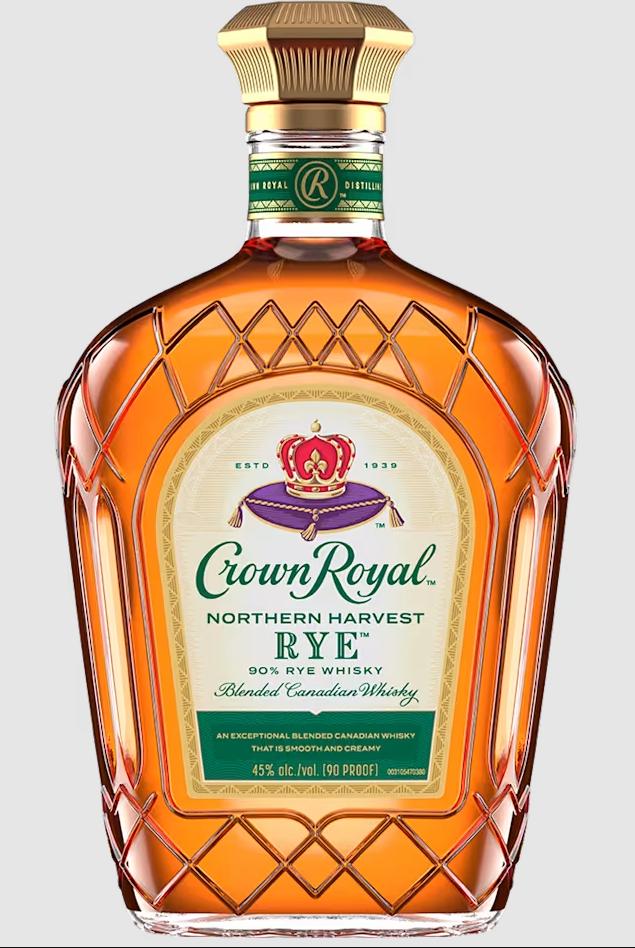 Crown Royal Canadian Rye Whiskey Royal Harvest 90 proof