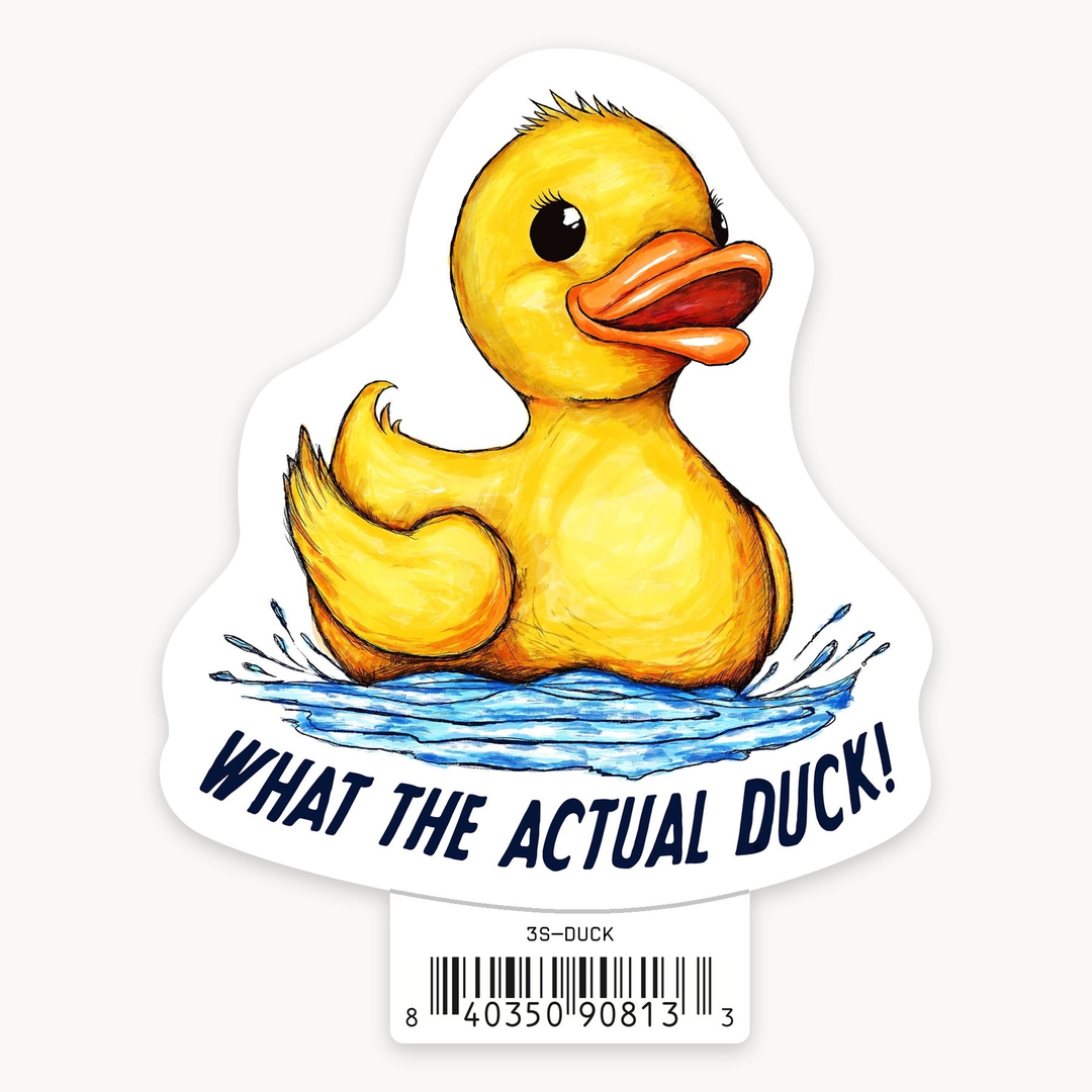 Duck 3" Art Sticker