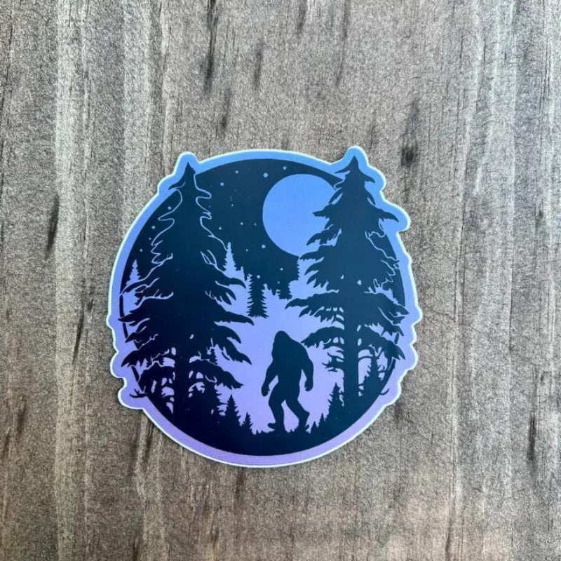 208 Tees Bigfoot Sticker - Dishwasher Safe - Vinyl | 3-3.5 inches