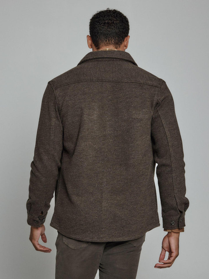 7 Diamonds Generation Melange Shacket - Back View